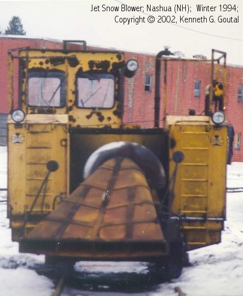 Photo of Jet Snow Blower; Nashua (NH); Winter 1994