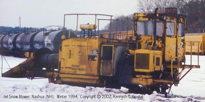 Photo of Jet Snow Blower; Nashua (NH); Winter 1994