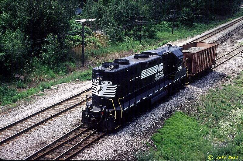 Photo of NS work train