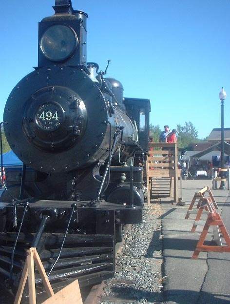 Photo of B&M 494 at the Glory Days of the Railroad