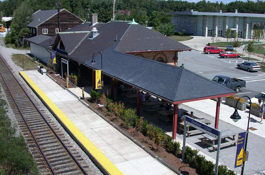 Photo of Amtrak Downeaster Station at UNH. Durham, NH.