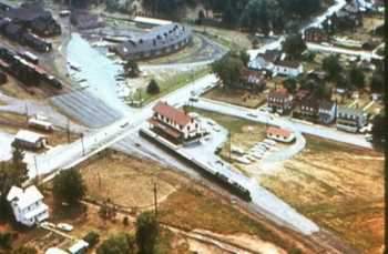 Photo of Aerial View of East Broad Top's Orbisonia Station