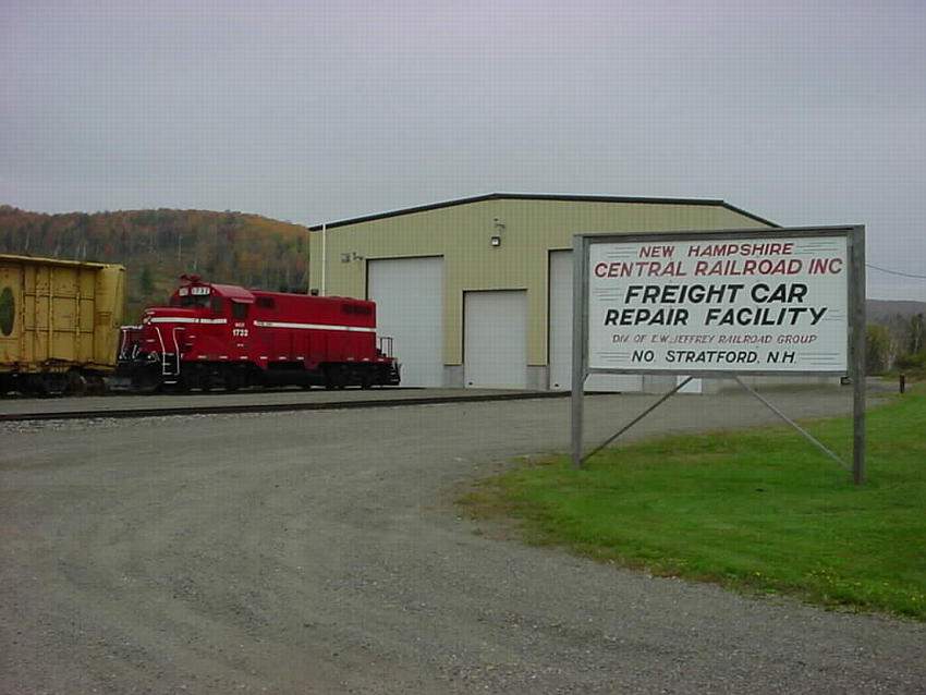 Photo of freight car repair facility