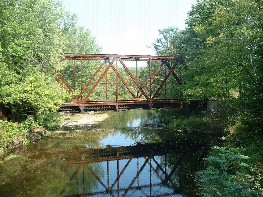 Photo of Old railroad bridge at Bagley's, Warner, NH