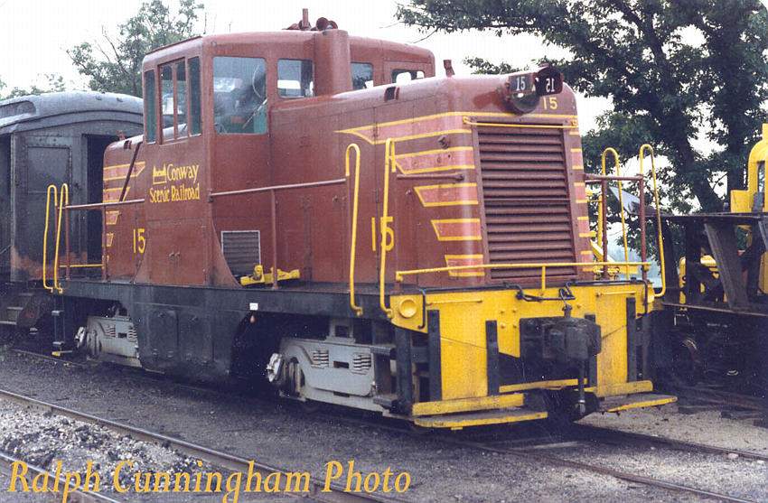 Photo of CSRR GE-44 Tonner #15 in her early CSRR livery