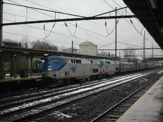Photo of Amtrak Train 40 at Lancaster, Pa.