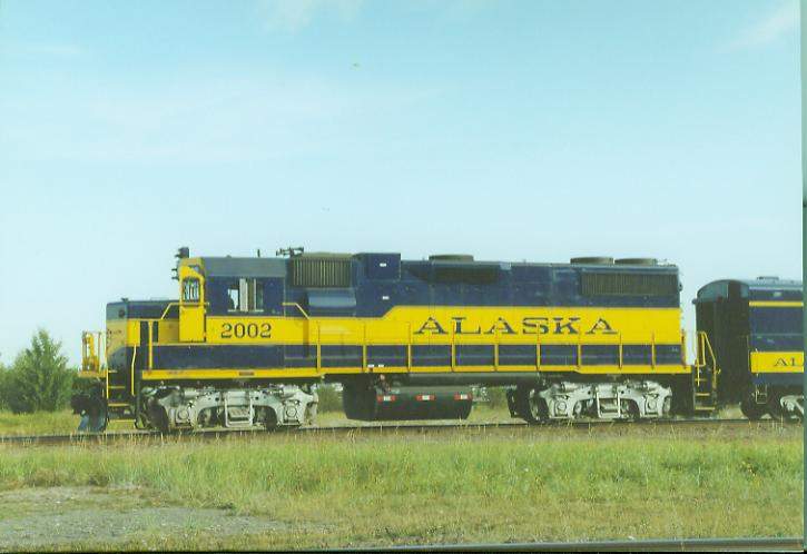 Photo of Alaska GP38-2 #2002 at Anchorage, AK.