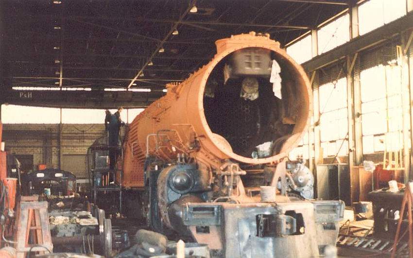 Photo of N&W RR 611 Class J In Birmingham, AL. Southern Steam Shop