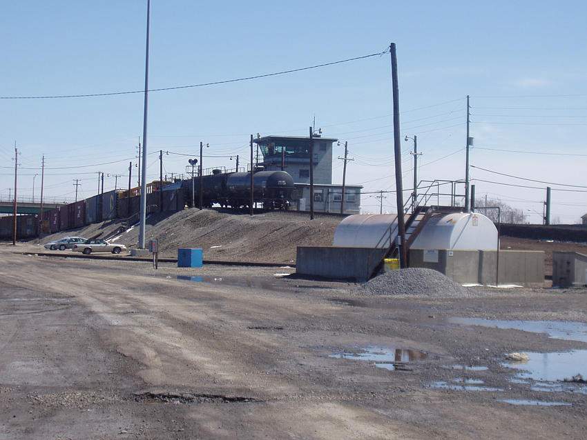 Photo of The hump in CSX's Frontier Yard in Buffalo