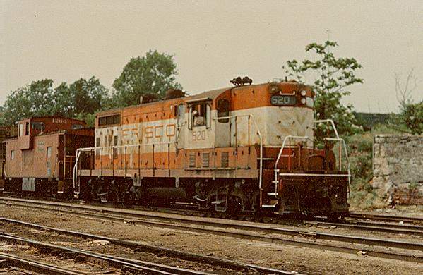 Photo of SLSF GP7 #520 at Kansas City, KS.