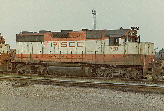 Photo of SLSF GP35 #720 at Lindenwood Yd, St. Louis, MO.