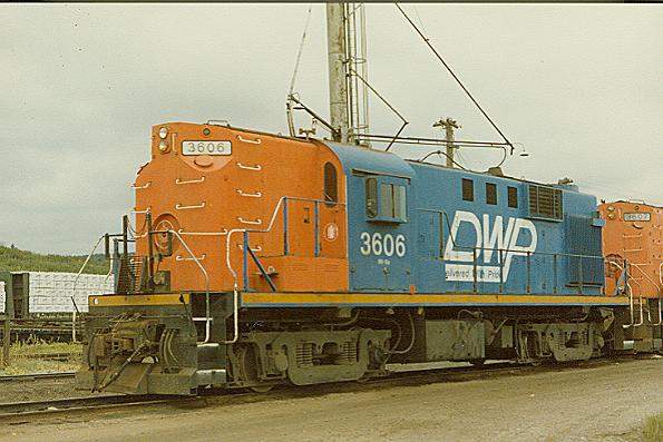 Photo of DW&P RS-11 #3606 at West Duluth, MN yard.