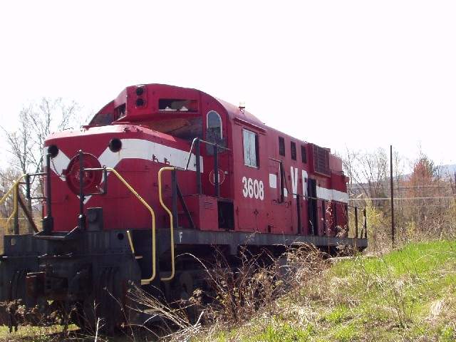 Photo of Lamoille Valley chop nose RS-11 3608 at Morrisville, VT.