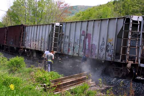 Photo of Ballast train near Lenox, Massachusetts
