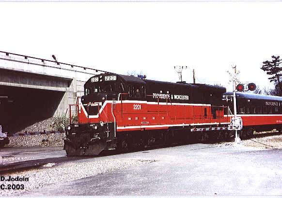 Photo of P&W's 2201 at McCracken Road