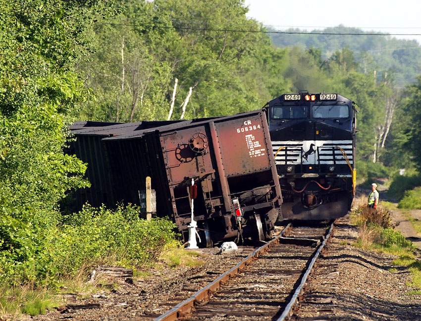 Photo of Derailment Bow coal train