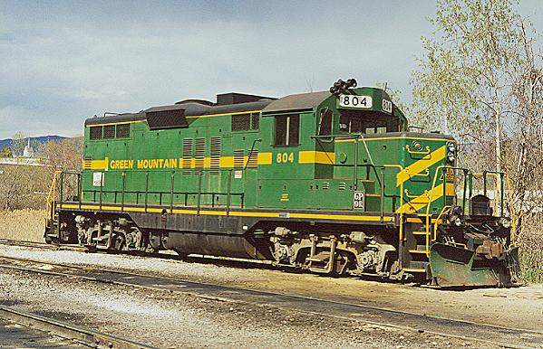 Photo of Green Mtn. GP9u #804 at Rutland, VT.