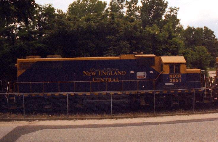Photo of NECR - Broadside of 3851 -  Exiting Willimantic Yard