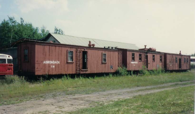 Photo of Adirondack Railroad equipment