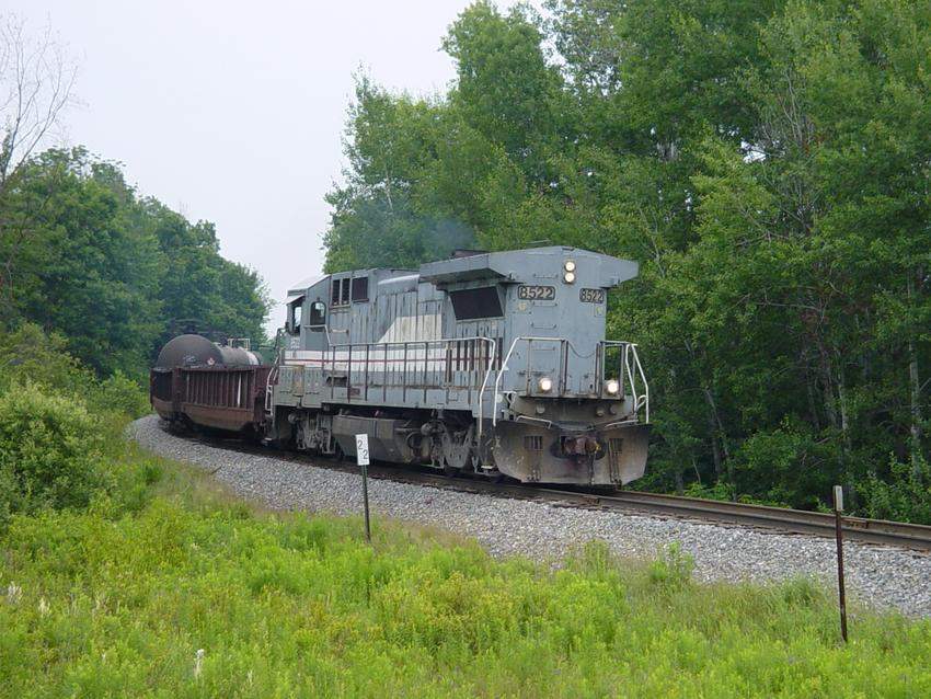Photo of MMA 8522 on the Searsport local/NMJ Switcher