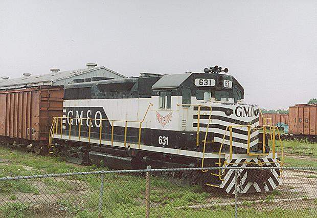 Photo of GM&O GP35 #631 sits at FSI Railcar in Mobile, AL.