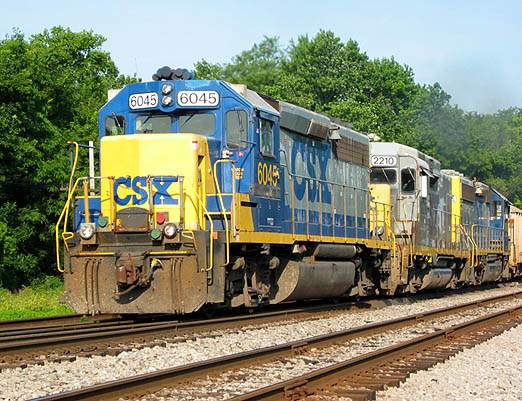 Photo of CSX stone train eastbound at Point of Rocks, MD