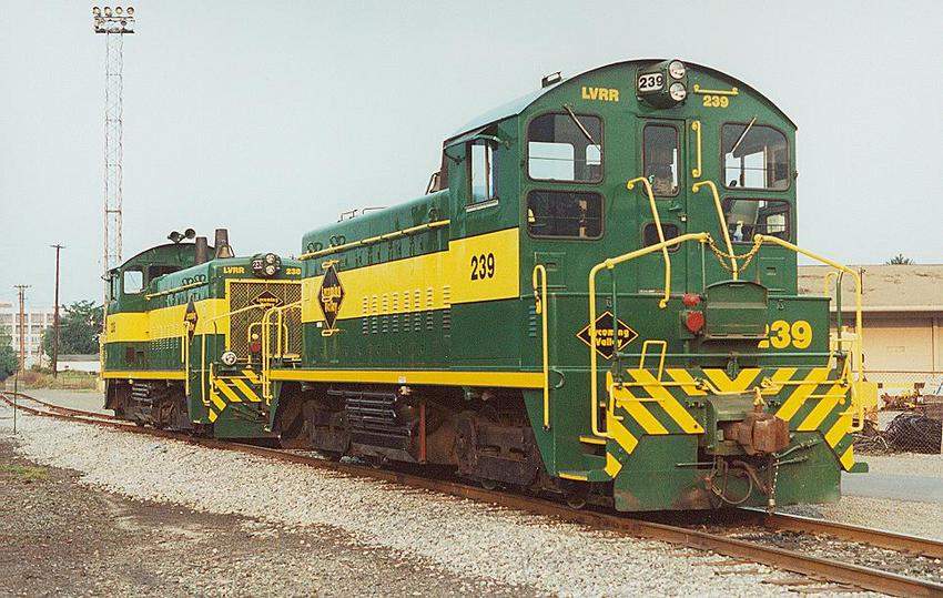 Photo of Lycoming Valley SW9's #239 & 238 at Williamsport, PA.