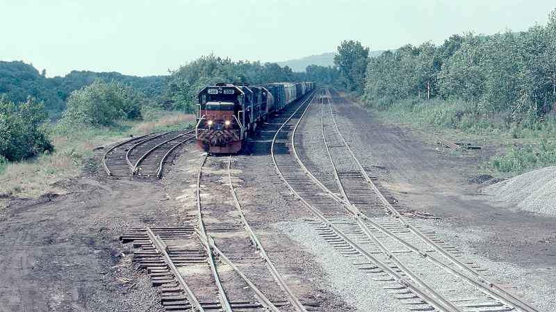 Photo of B&M Rotterdam Junction, NY yard after switch removed.