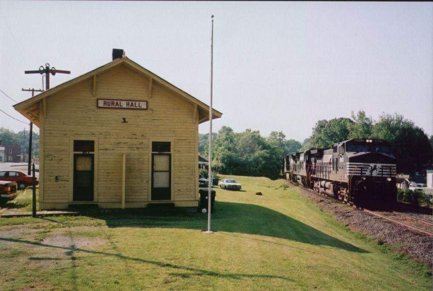 Photo of NS at the Rural Hall depot