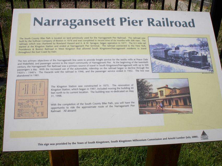 Photo of Narragansett Pier Railroad Rail Trail