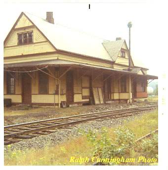 Photo of Wells River Station circa 1970