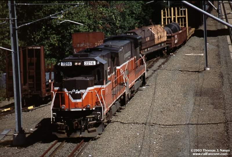 Photo of P&W NR-2 switching in Old Saybrook