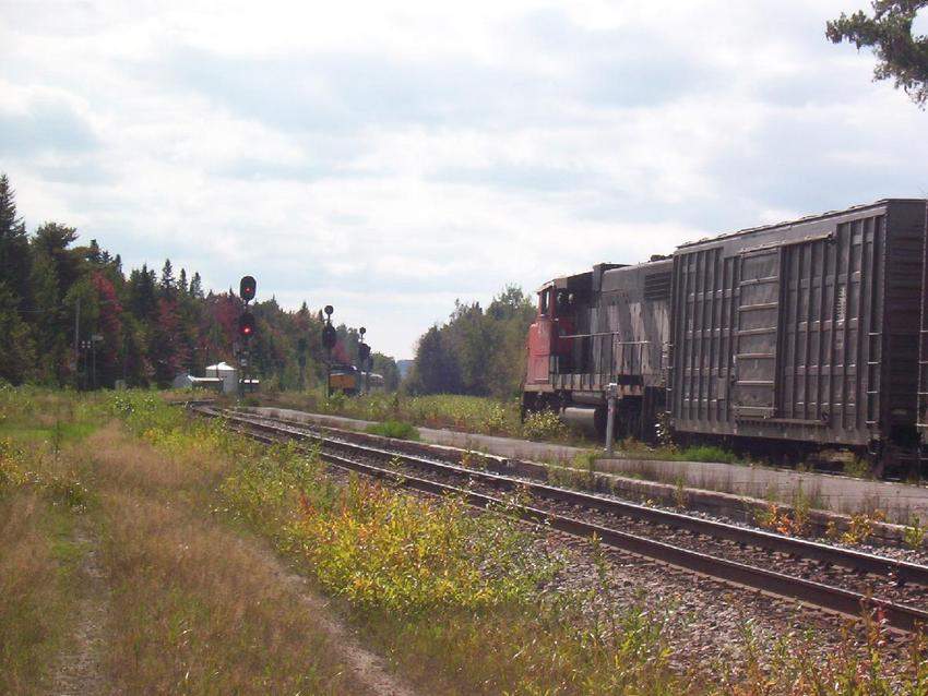 Photo of VIA 603 in the clear for CN 565