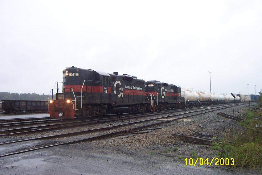 Photo of GRS 45 and 51 on the East side of Waterville yard