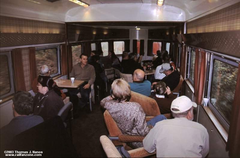 Photo of Observation car on the CERM Passenger Extra on the P&W