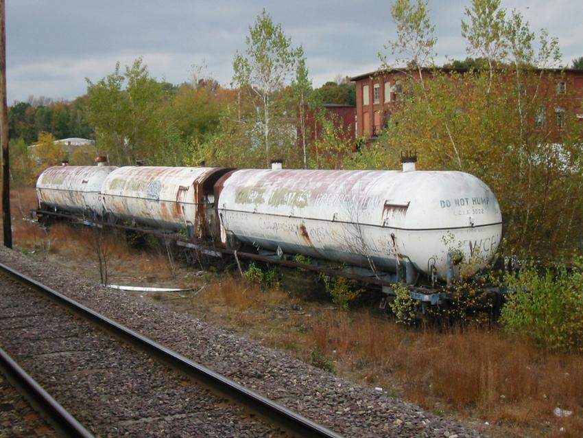 Photo of 3 really old tank cars just east of Hall in Haverhill