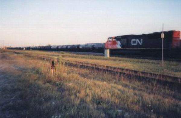 Photo of CN SD 70 in Sarnia Ontario