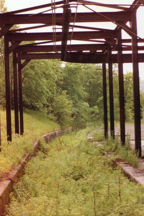 Photo of remnants of Mechanicville yard.