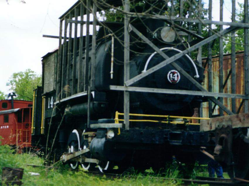 Photo of Engine #14 at Delaware & Ulster RR Arkville, NY