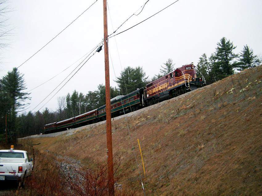 Photo of Conway Scenic Test Train 11-20-03 07