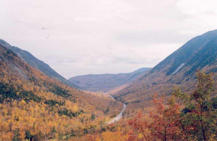 Photo of View from Crawford Notch Railroad