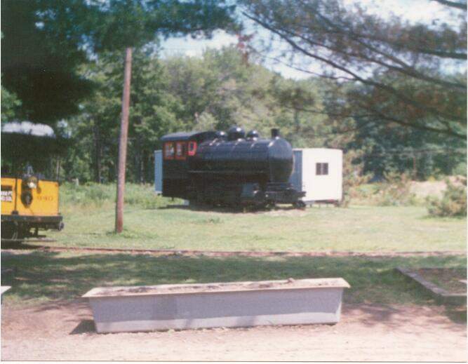 Photo of Fireless Steam engine at the Connecticut Trolley Museum