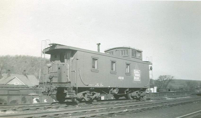 Photo of Central Vermont Wood Caboose@ Palmer, MA