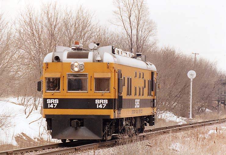 Photo of Sperry Rail car #147 on the CC & P
