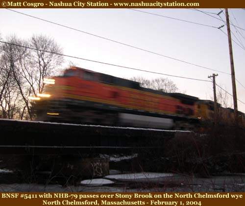 Photo of BNSF #5411 at North Chelmsford