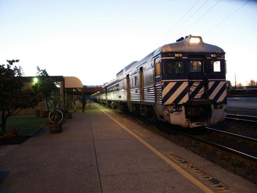 Photo of BC Rail RDC at Sunrise