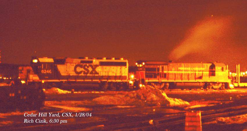 Photo of CSX 6246 & P&W 2212 Idling in Cedar Hill