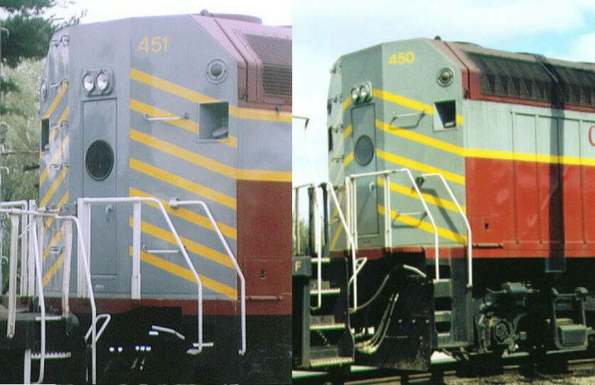 Photo of CDAC FR-40  rear stripes comparison