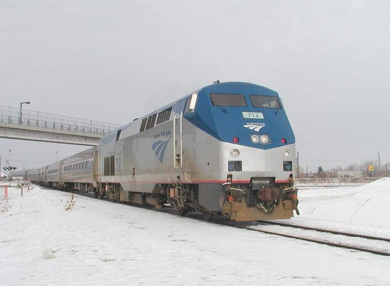 Photo of Amtrak 'Adirondack'  at St Hubert, Quebec