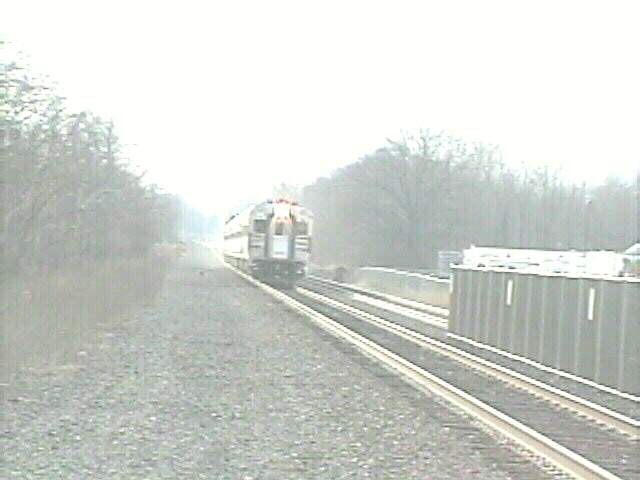 Photo of Eastbound train about to arrive